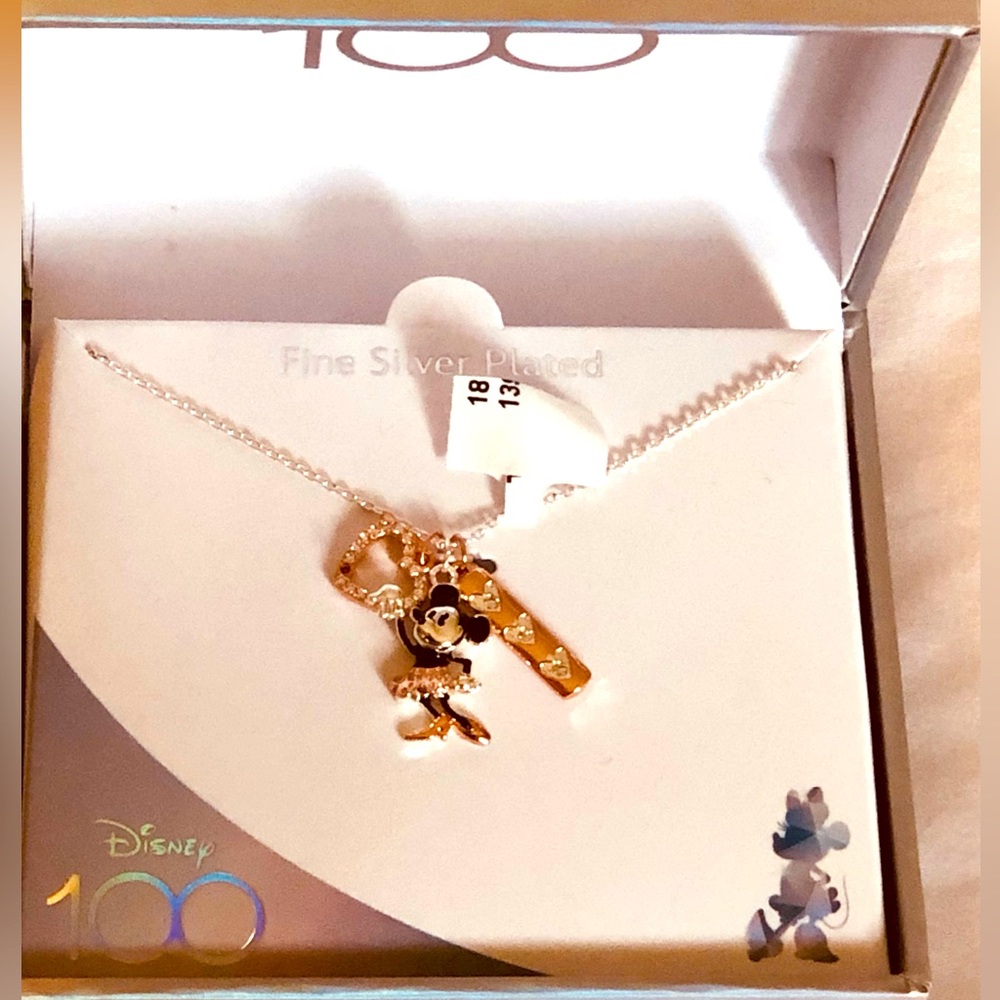 Disney 100 years Minnie Mouse necklace